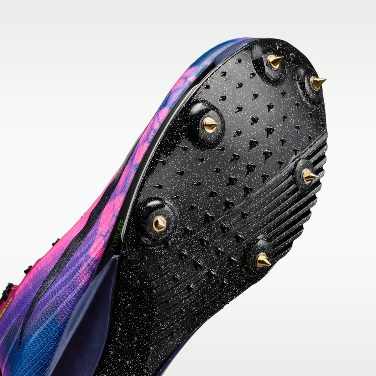 Women's Nike Maxfly 2 Glam Track & Field Sprinting Spikes - Fierce Purple/Flash Crimson/Pink Blast/Black