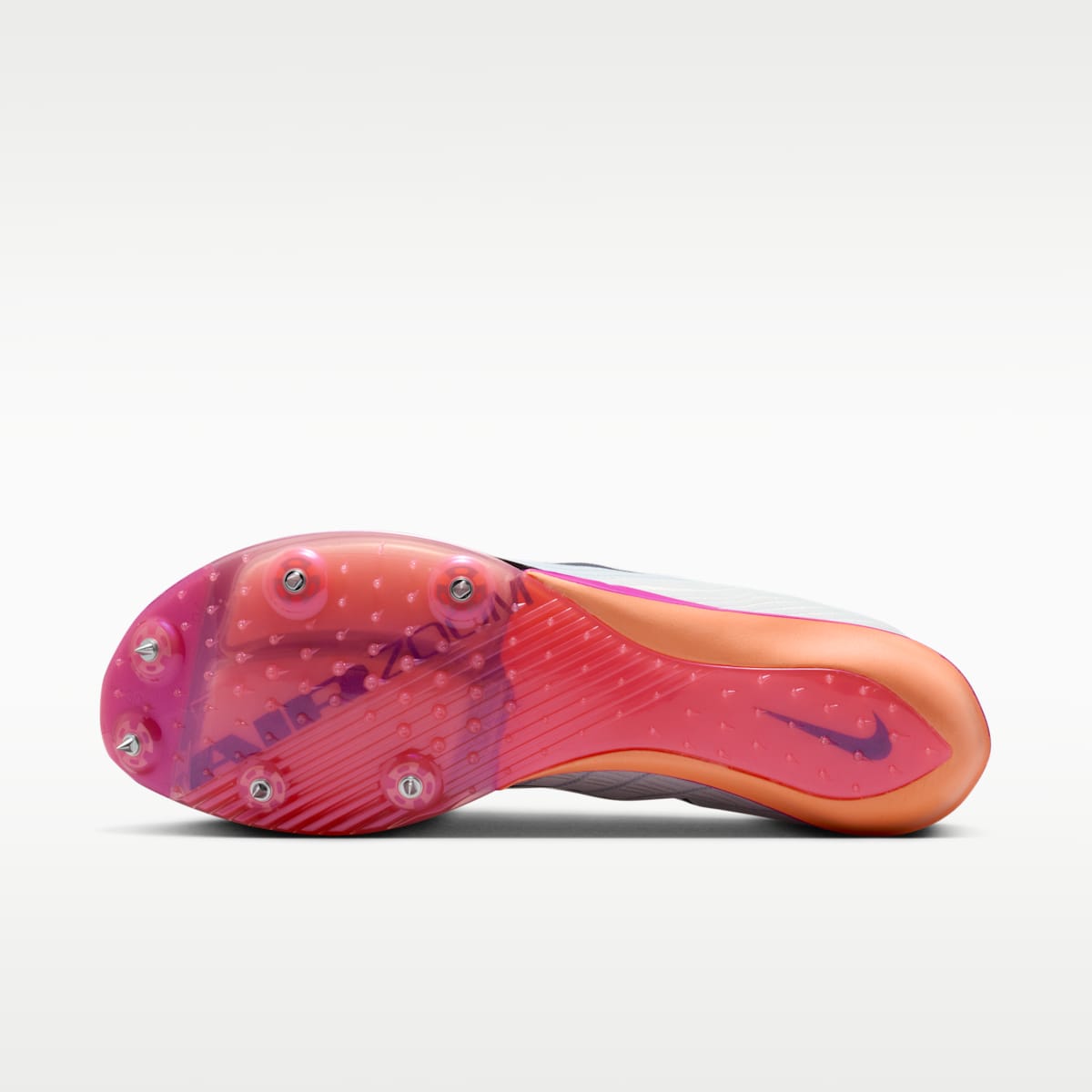 Women's Nike Maxfly 2 Track & Field Sprinting Spikes - White/Bright Crimson/Hyper Turquoise/Obsidian