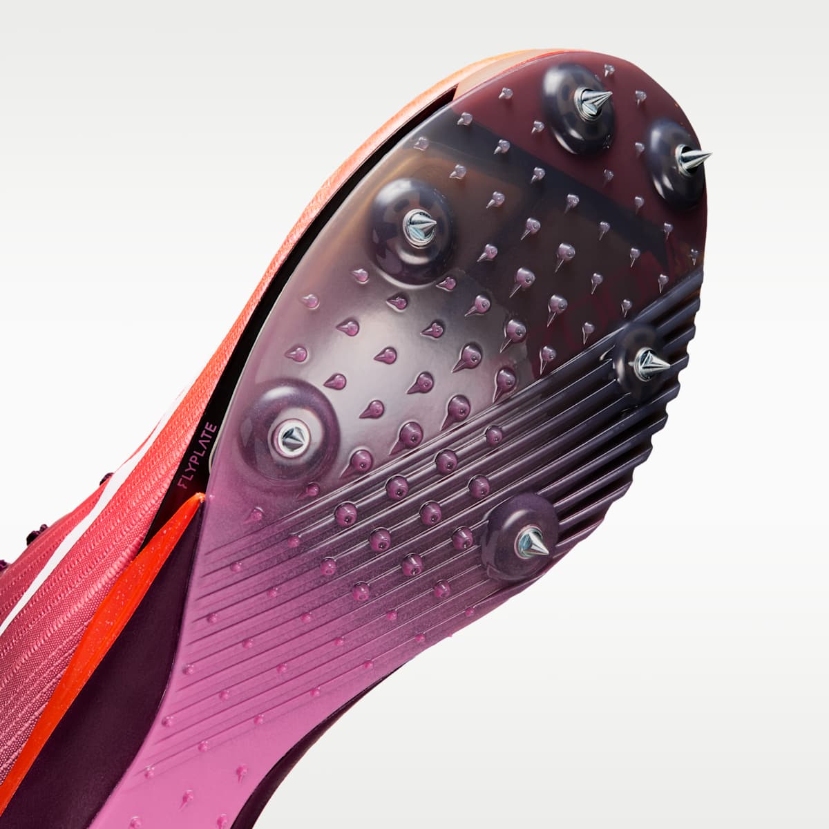 Nike Maxfly 2 Track & Field Sprinting Spikes - Bordeaux/Bright Crimson/Hyper Crimson/White - Image 7