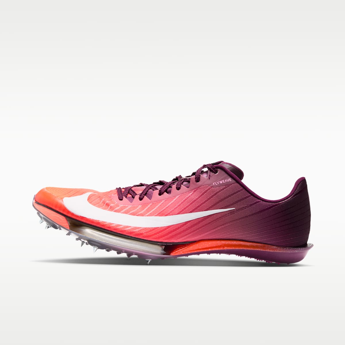 Nike Maxfly 2 Track & Field Sprinting Spikes - Bordeaux/Bright Crimson/Hyper Crimson/White - Image 1