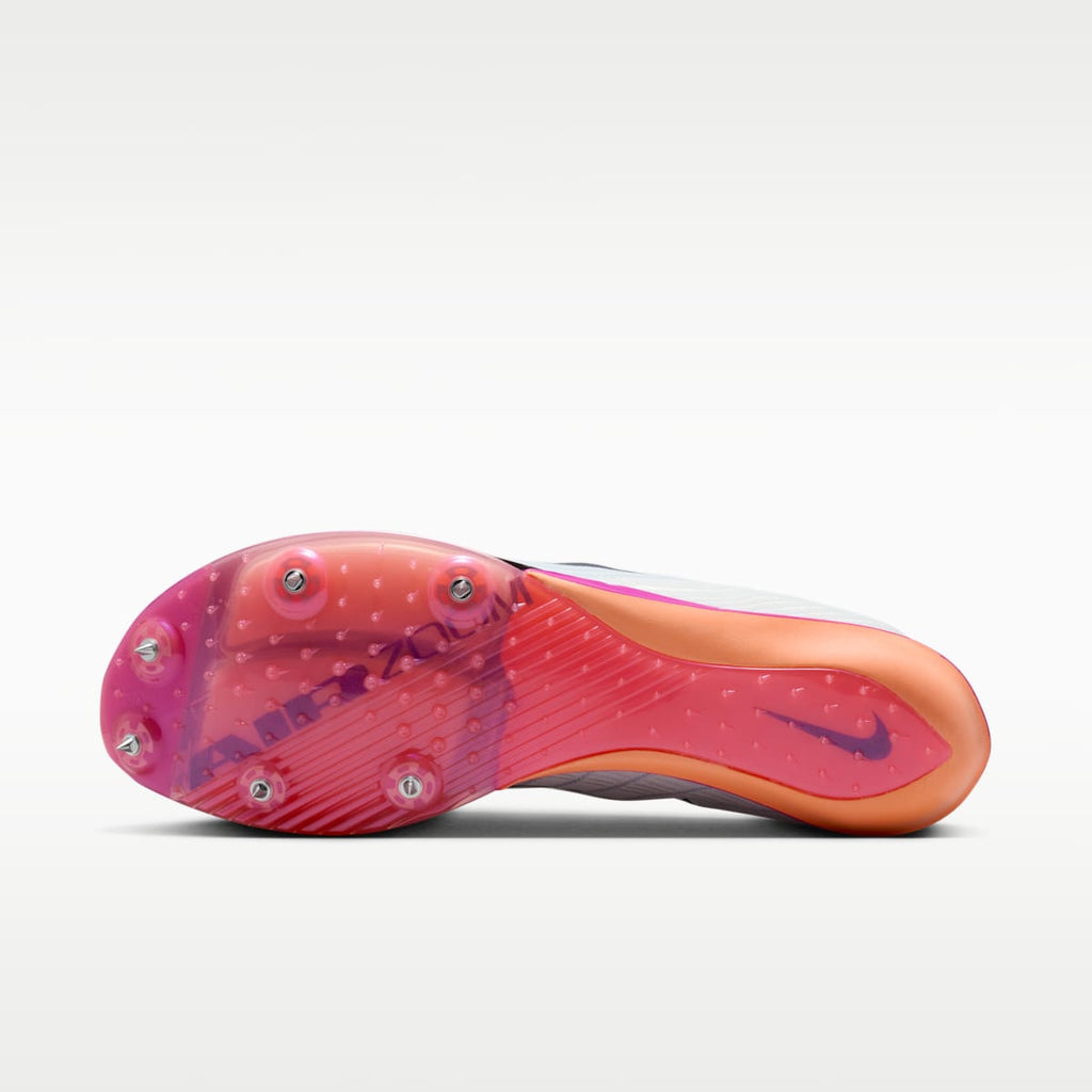 Nike Maxfly 2 Track & Field Sprinting Spikes - White/Bright Crimson/Hyper Turquoise/Obsidian - Image 2