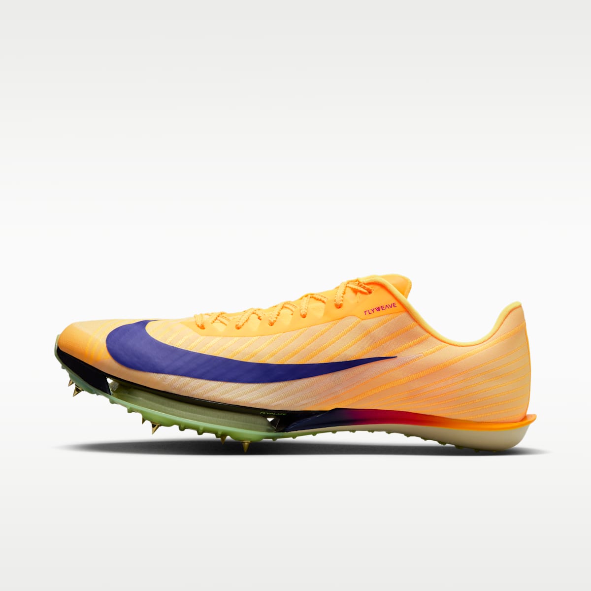 Nike Maxfly 2 Track & Field Sprinting Spikes - Citron Pulse/Volt Ice/Vivid Purple/Indigo Burst - Image 1