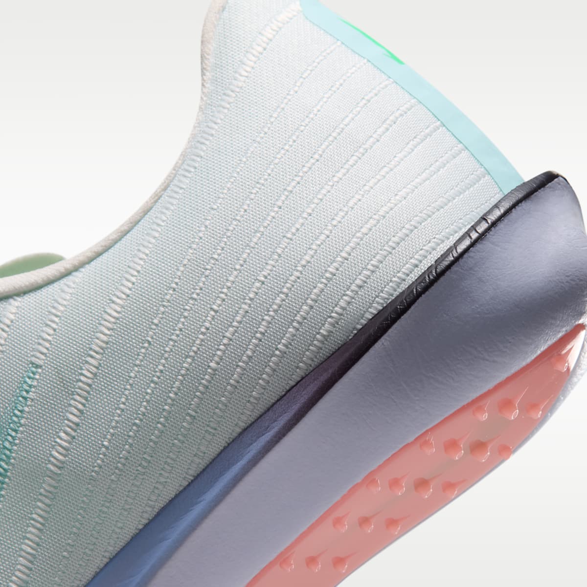 Nike Maxfly 2 Track & Field Sprinting Spikes - Summit White/Atomic Pink/Palest Purple/Electro Green - Image 9