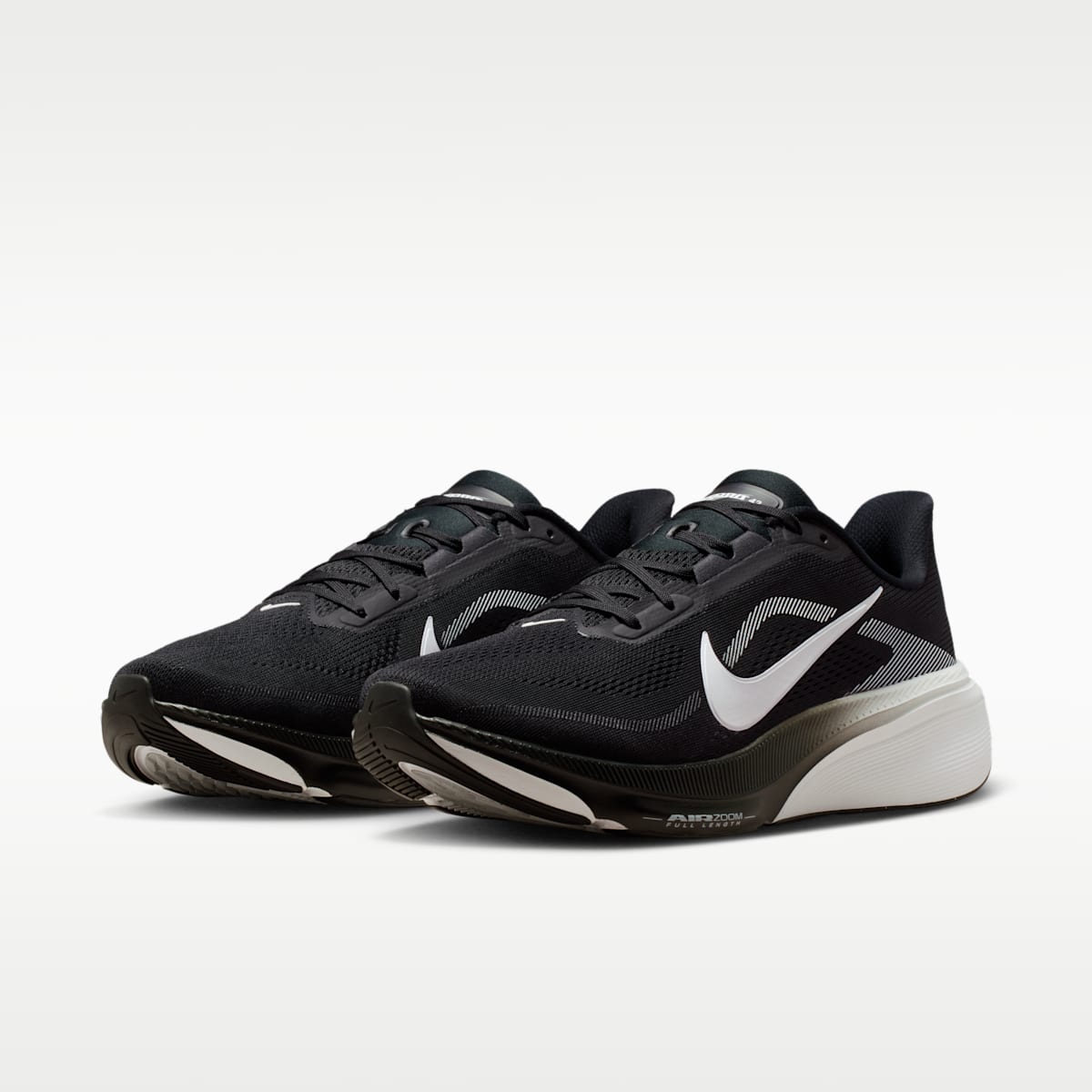 Nike Pegasus 42 Men's Road Running Shoes - Black/Photon Dust/White - Image 5