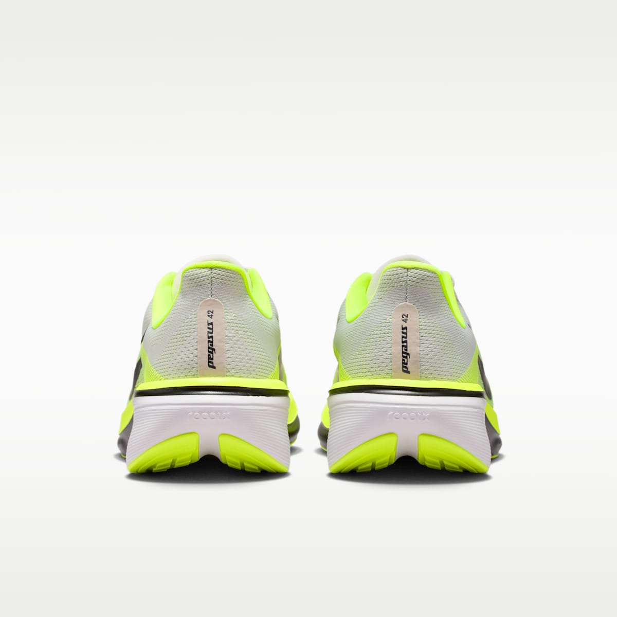 Nike Pegasus 42 Men's Road Running Shoes - Photon Dust/Volt/White/Black - Image 6