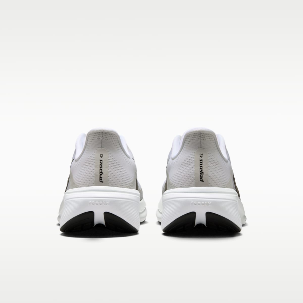 Nike Pegasus 42 Men's Road Running Shoes - White/Photon Dust/Black - Image 6