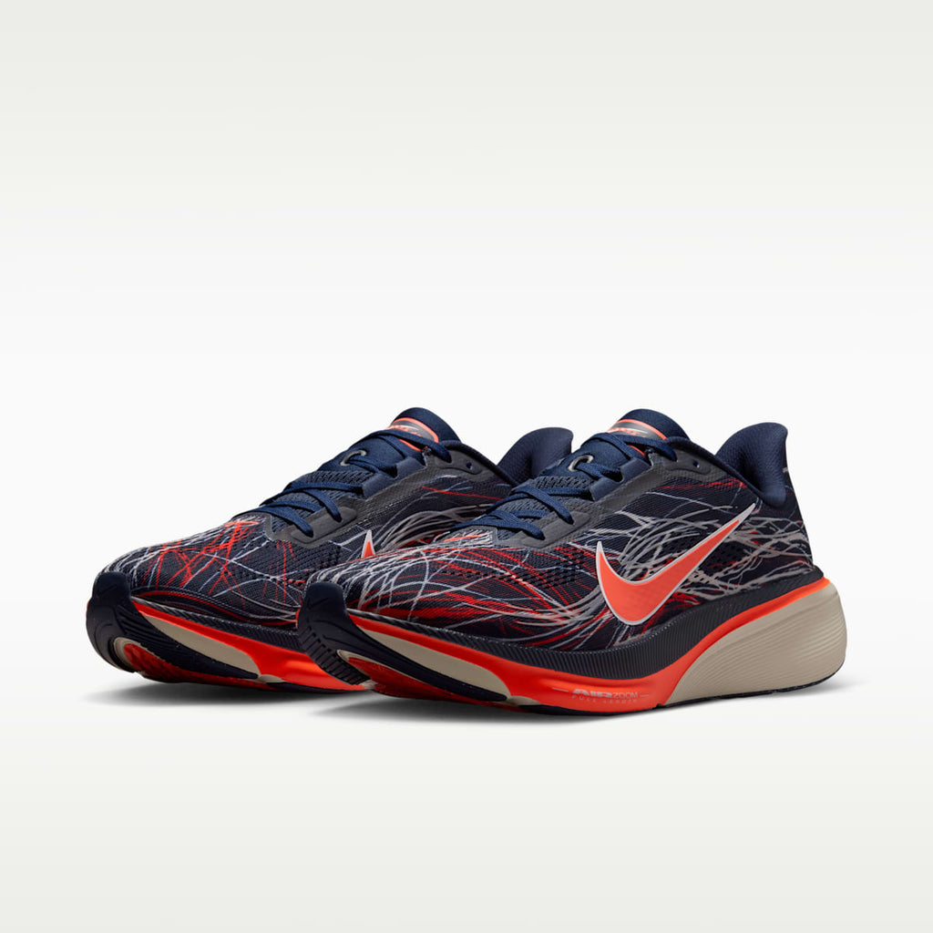 Nike Pegasus 42 Men's Road Running Shoes - Obsidian/Light Bone/Bright Crimson/Dynamic Yellow - Image 5