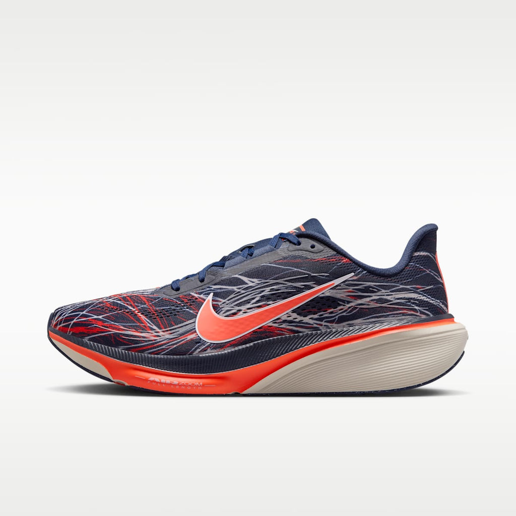 Nike Pegasus 42 Men's Road Running Shoes - Obsidian/Light Bone/Bright Crimson/Dynamic Yellow - Image 1