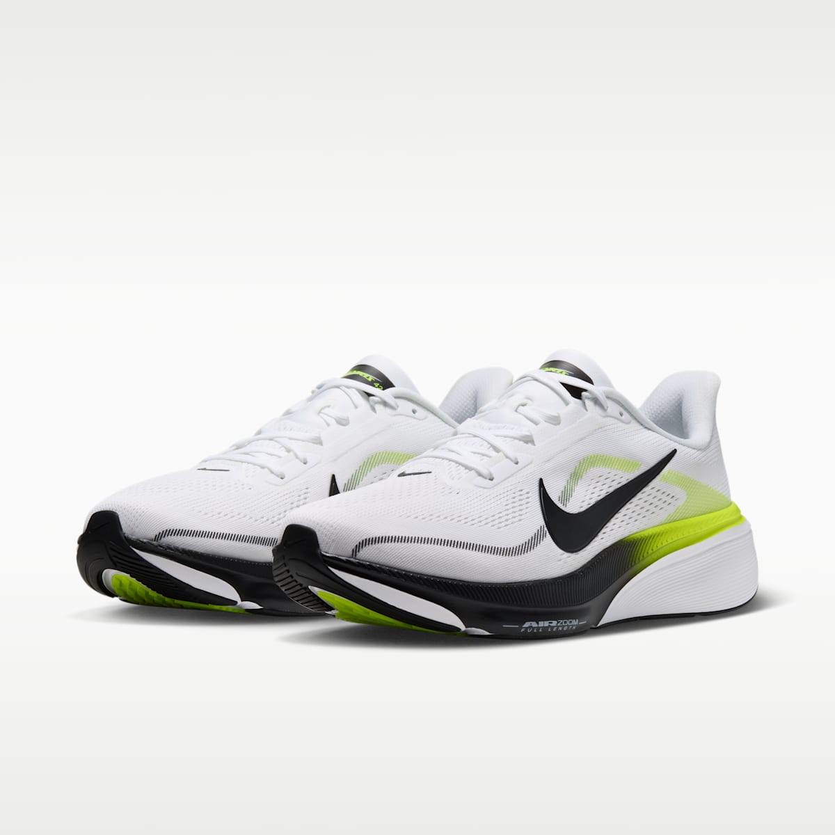 Nike Pegasus 42 Men's Road Running Shoes - White/Lemon Venom/White/Black - Image 5