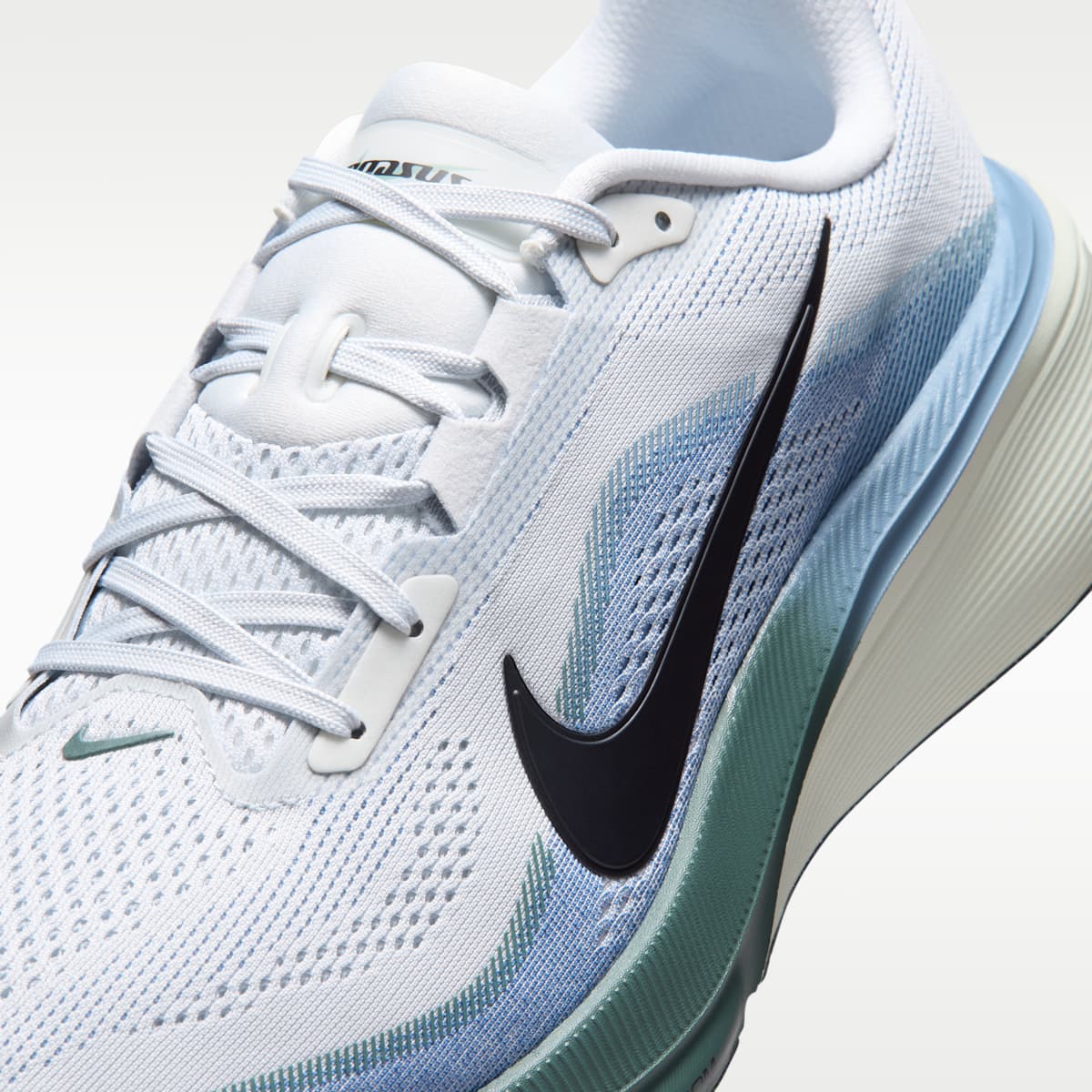 Nike Pegasus 42 Men's Road Running Shoes - Pure Platinum/Work Blue/Mineral Slate/Dark Obsidian - Image 7