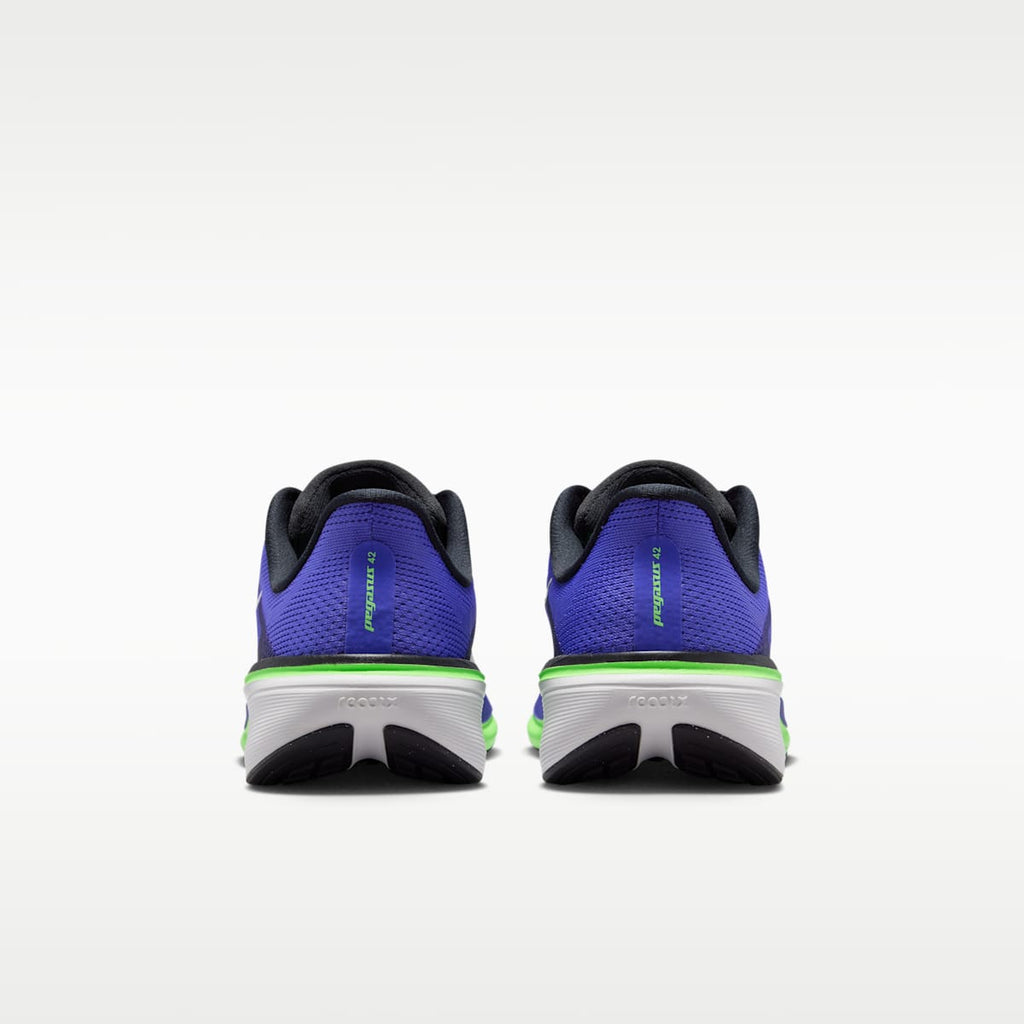 Nike Pegasus 42 Big Kids' Road Running Shoes - Sapphire/Lapis/Lime Blast/Black