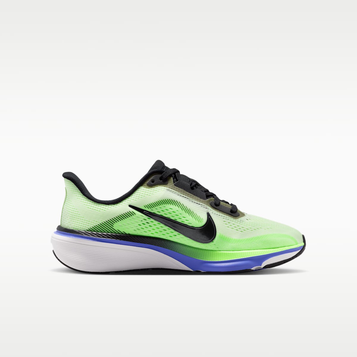 Nike Pegasus 42 Big Kids' Road Running Shoes - Volt Tint/Sapphire/Lime Blast/Black Spruce