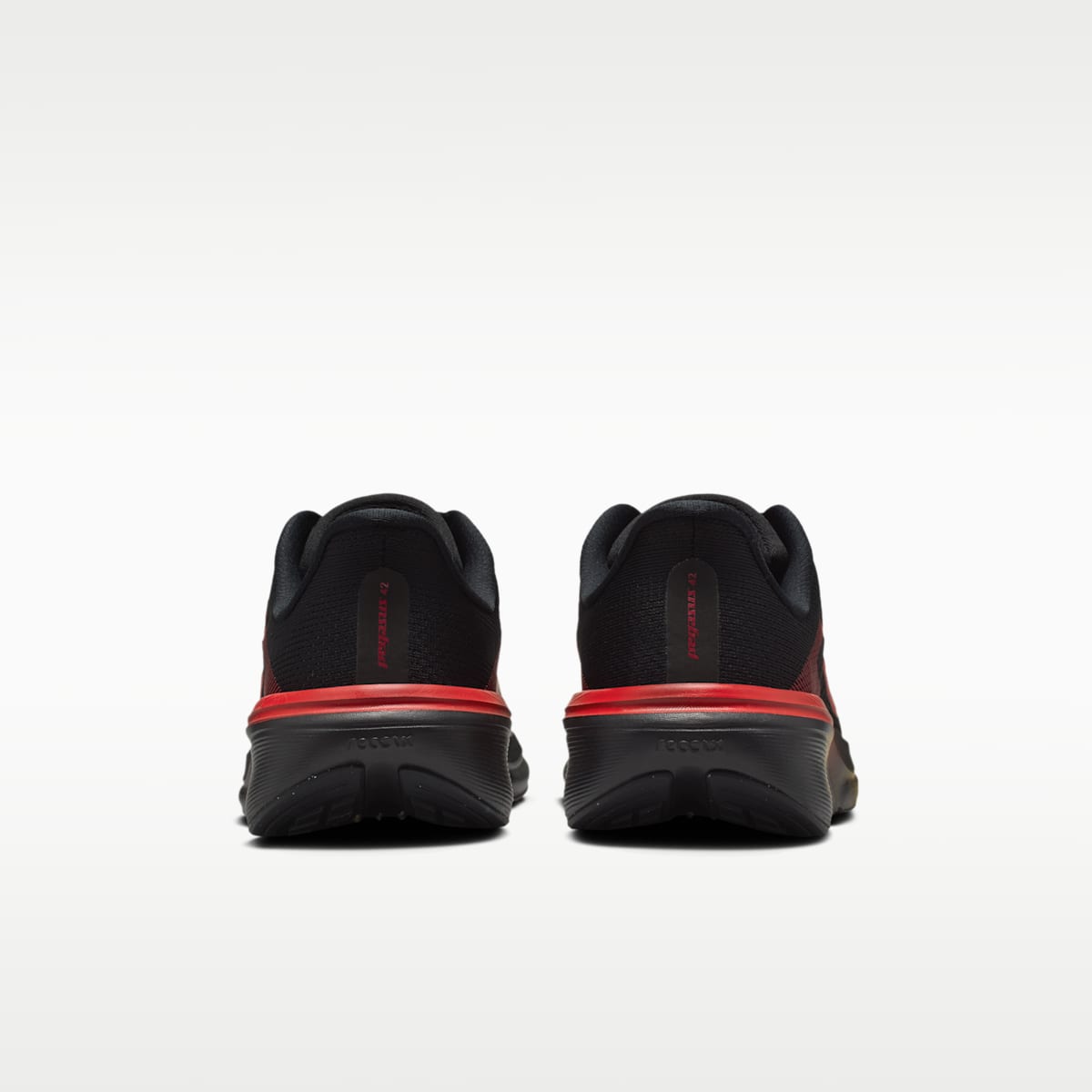 Nike Pegasus 42 Big Kids' Road Running Shoes - Black/University Red/Wolf Grey/Bright Crimson