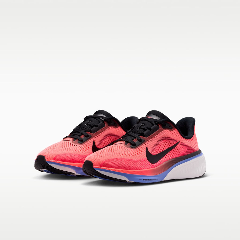 Nike Pegasus 42 Big Kids' Road Running Shoes - Lava Glow/Flash Crimson/Sapphire/Black