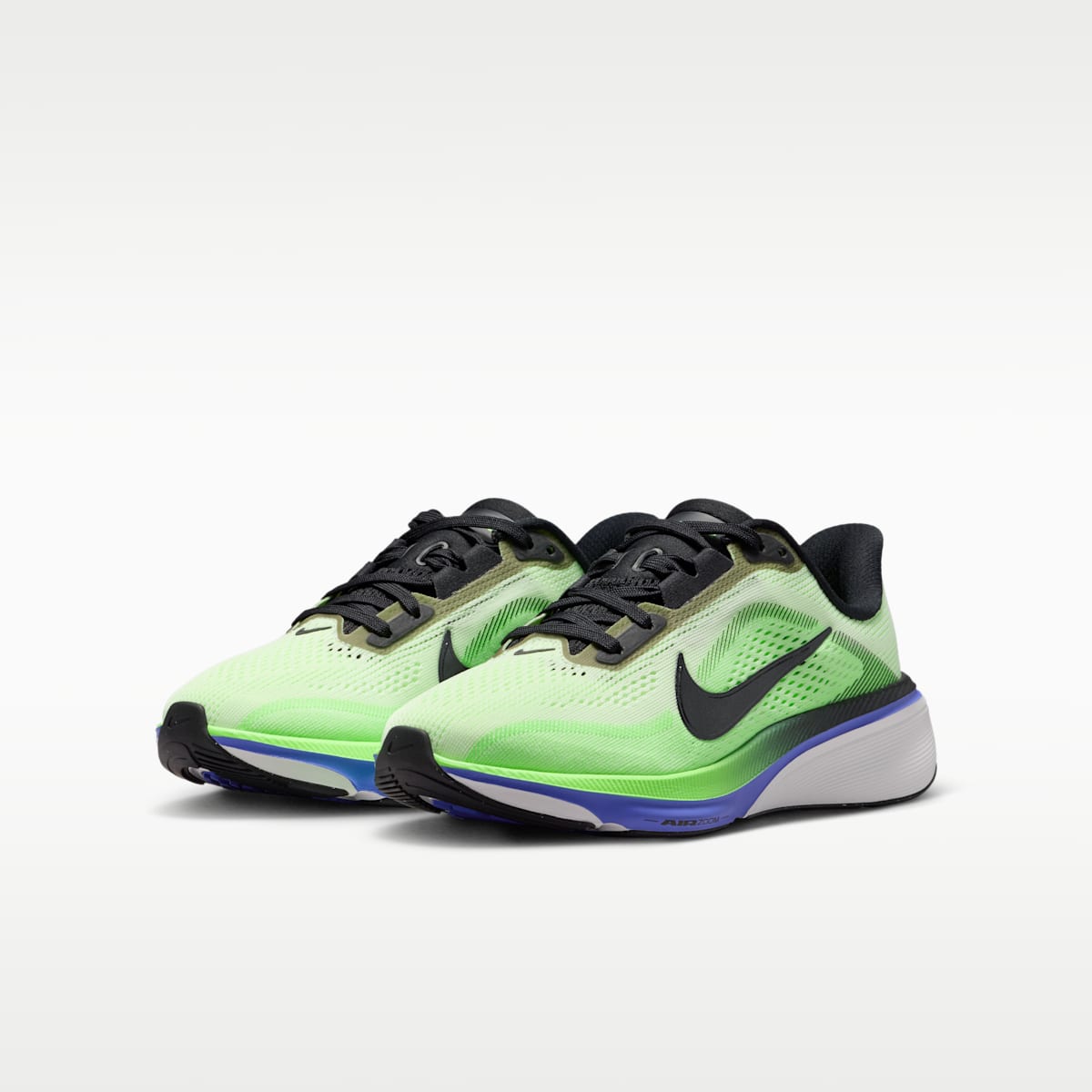 Nike Pegasus 42 Big Kids' Road Running Shoes - Volt Tint/Sapphire/Lime Blast/Black Spruce