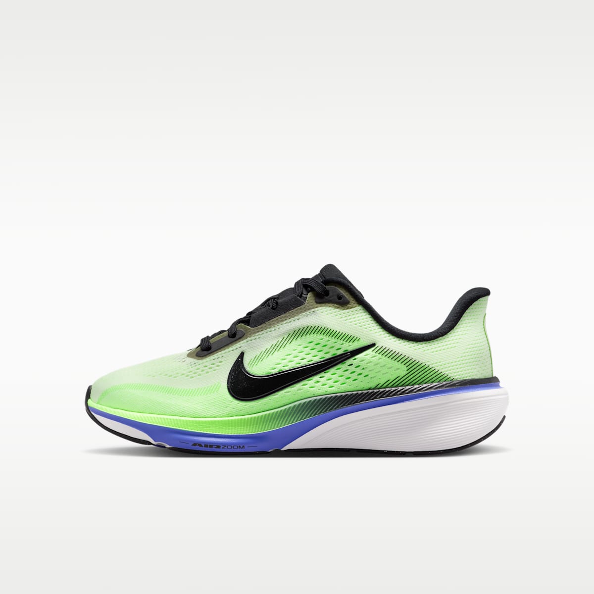 Nike Pegasus 42 Big Kids' Road Running Shoes - Volt Tint/Sapphire/Lime Blast/Black Spruce