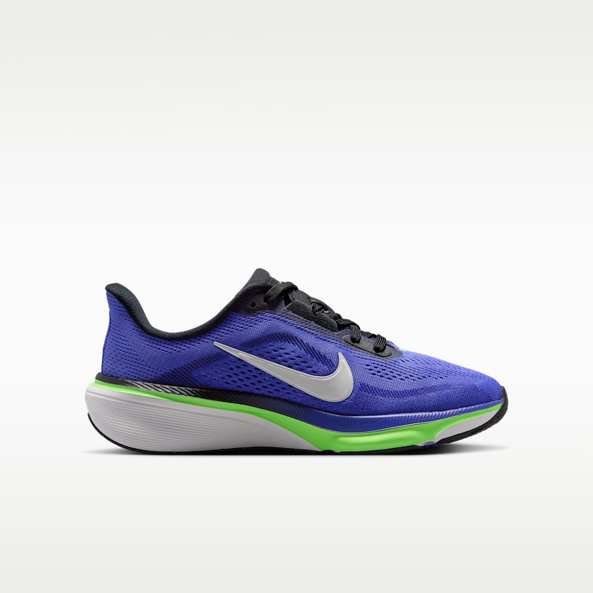 Nike Pegasus 42 Big Kids' Road Running Shoes - Sapphire/Lapis/Lime Blast/Black