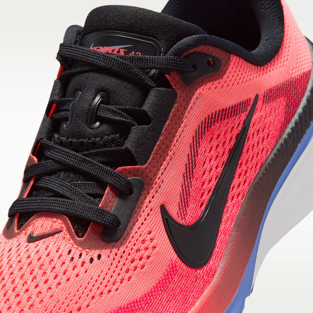 Nike Pegasus 42 Big Kids' Road Running Shoes - Lava Glow/Flash Crimson/Sapphire/Black