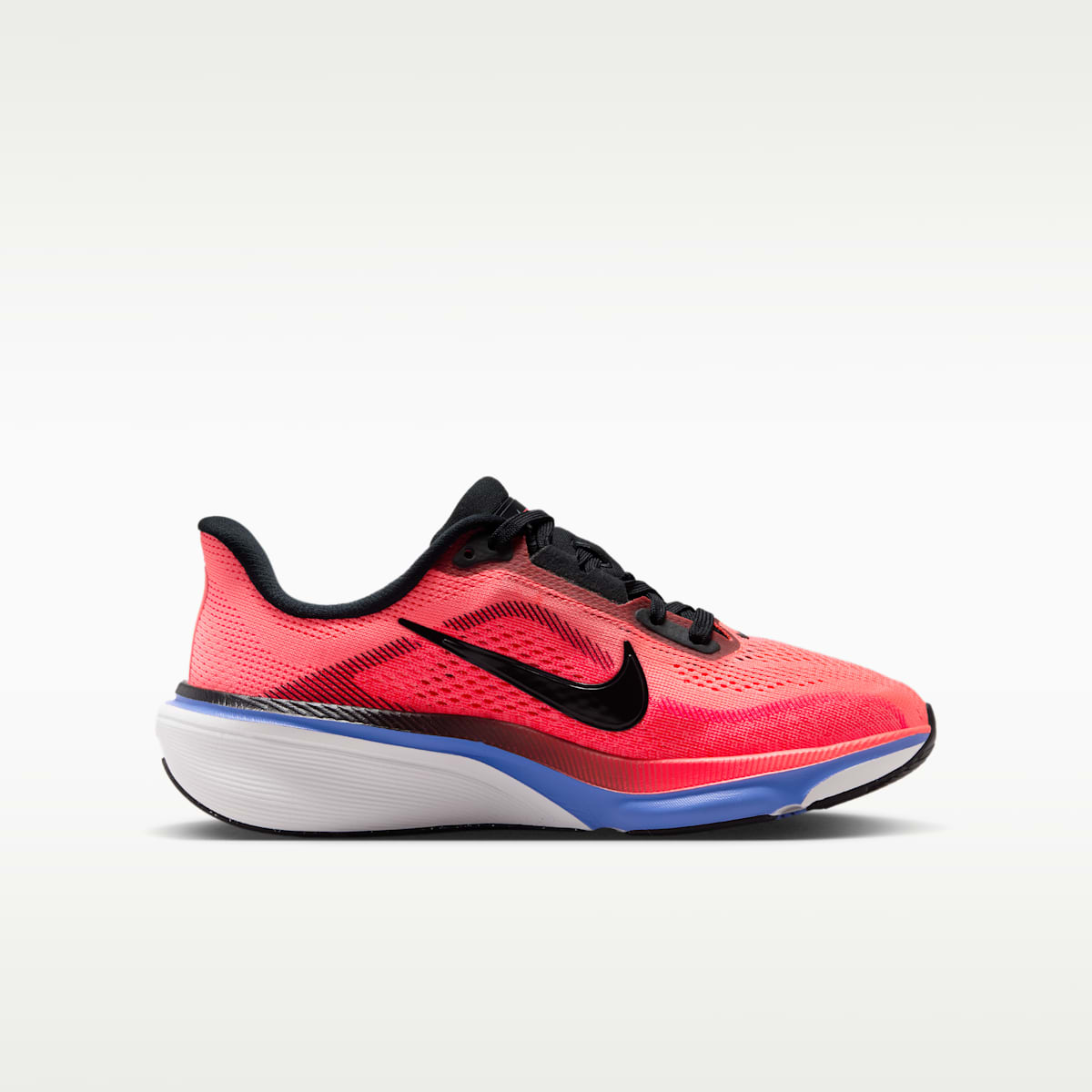 Nike Pegasus 42 Big Kids' Road Running Shoes - Lava Glow/Flash Crimson/Sapphire/Black