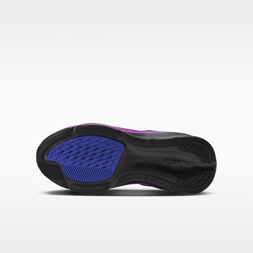 Nike Pegasus 42 Big Kids' Road Running Shoes - Black/Persian Violet/Vivid Purple/Metallic Silver
