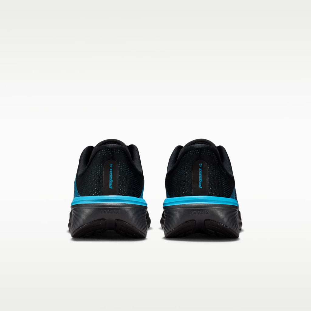 Nike Pegasus 42 Big Kids' Road Running Shoes - Black/Light Current Blue/Anthracite/Metallic Silver