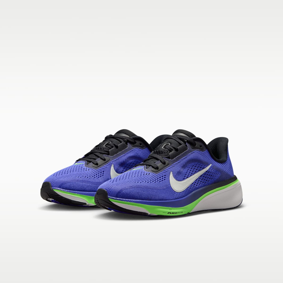 Nike Pegasus 42 Big Kids' Road Running Shoes - Sapphire/Lapis/Lime Blast/Black