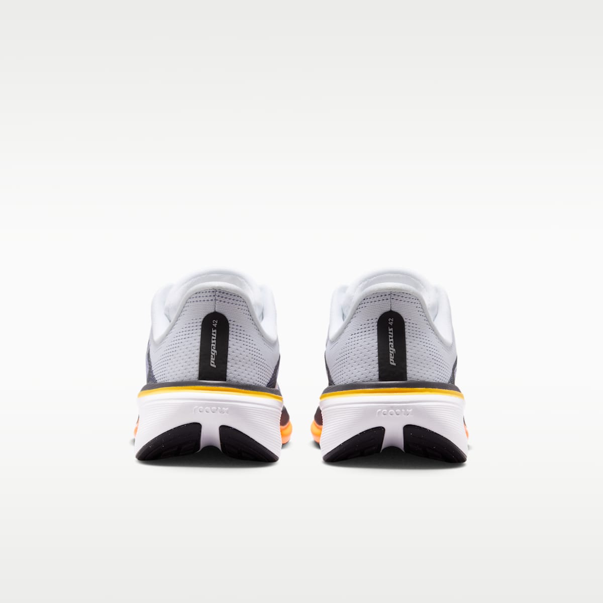 Nike Pegasus 42 Big Kids' Road Running Shoes - White/Lapis/Total Orange/Metallic Silver