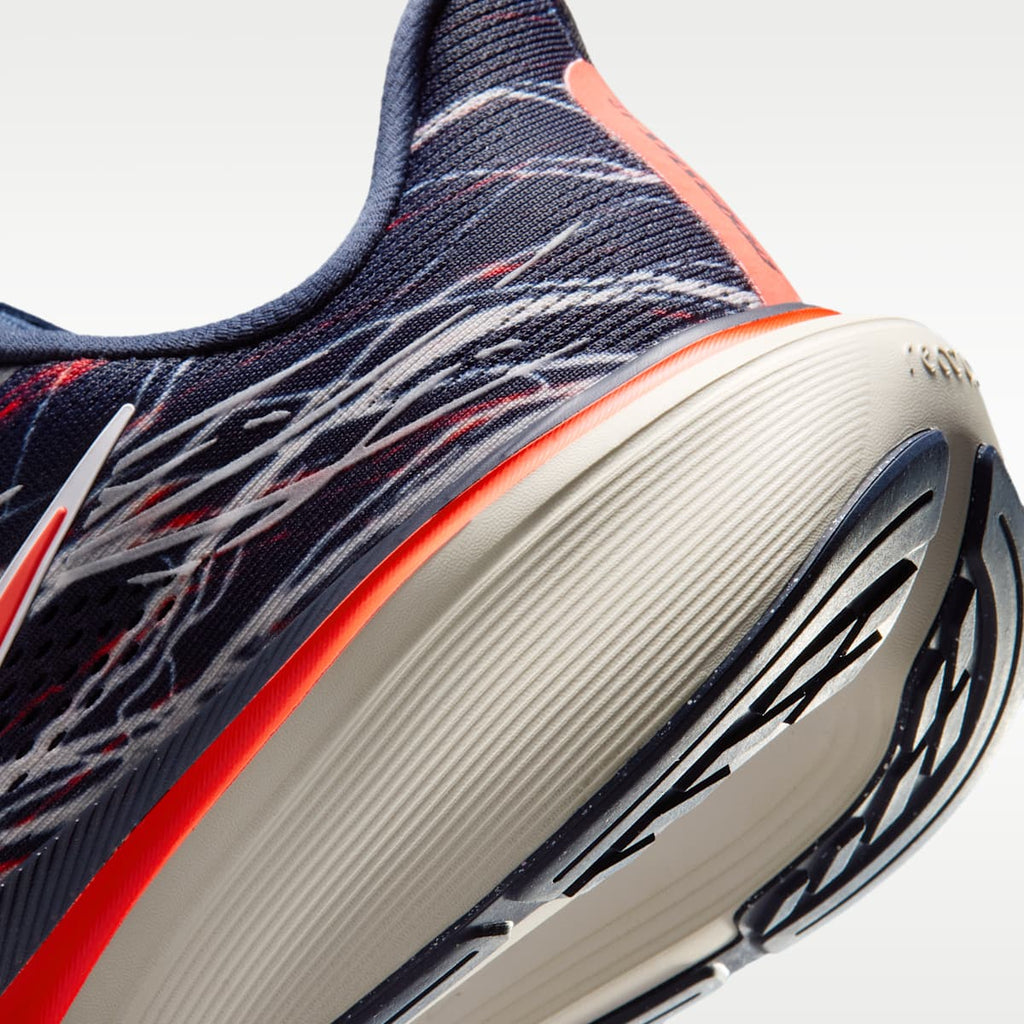 Nike Pegasus 42 Men's Road Running Shoes - Obsidian/Light Bone/Bright Crimson/Dynamic Yellow - Image 8