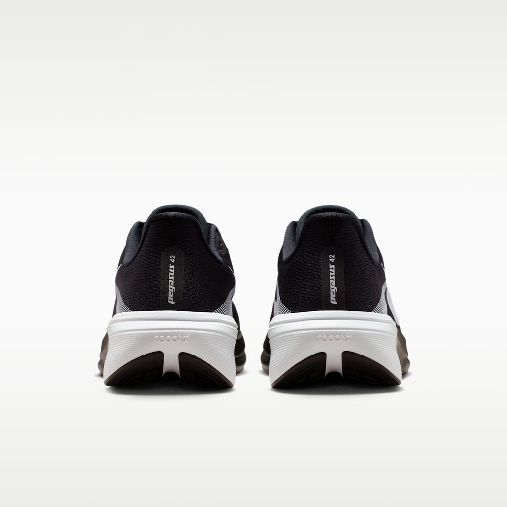 Nike Pegasus 42 Men's Road Running Shoes - Black/Photon Dust/White - Image 6