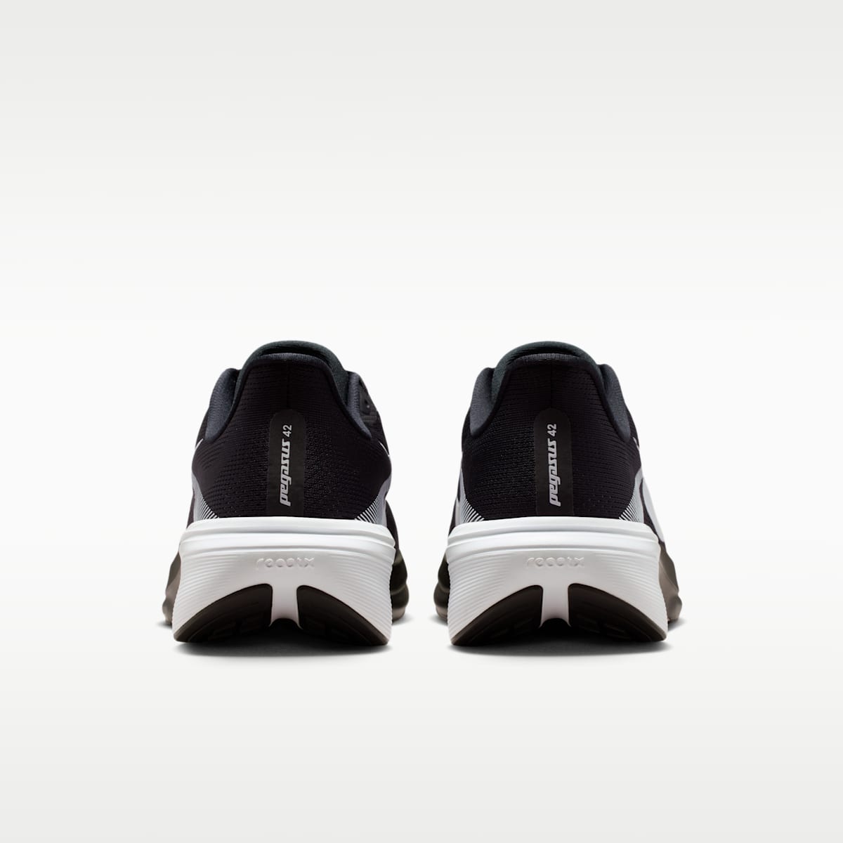 Nike Pegasus 42 Men's Road Running Shoes - Black/Photon Dust/White - Image 6