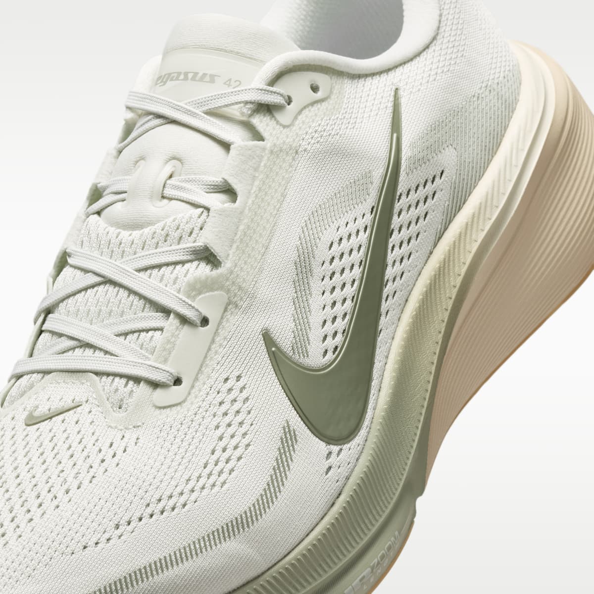 Nike Pegasus 42 Men's Road Running Shoes - Spruce Aura/Pale Ivory/Sanddrift/Jade Horizon - Image 7