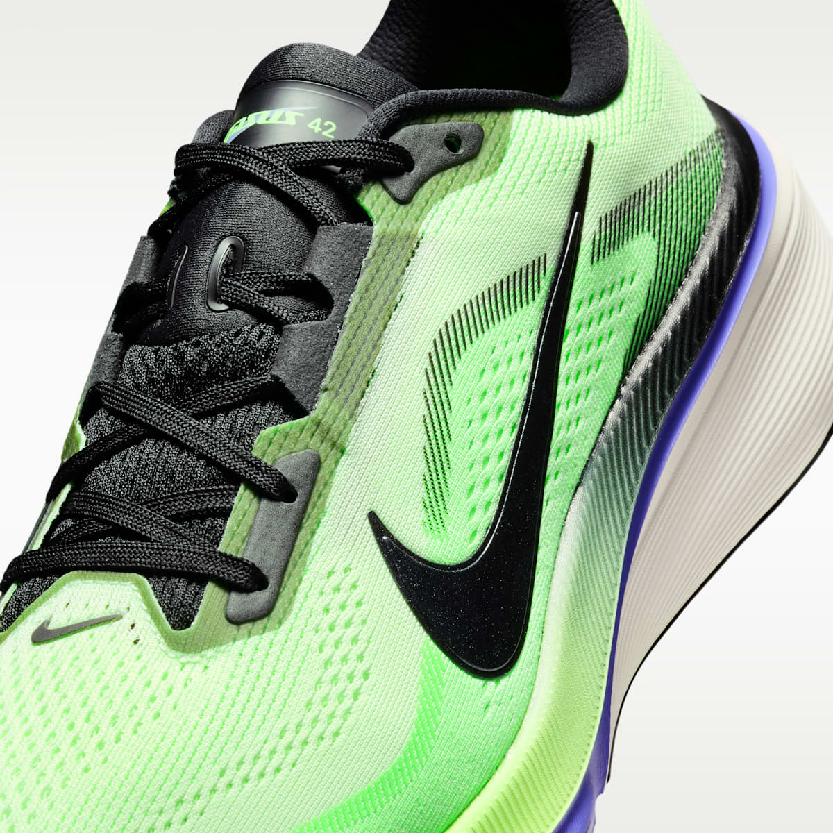 Nike Pegasus 42 Men's Road Running Shoes - Volt Tint/Sapphire/Lime Blast/Black Spruce - Image 7