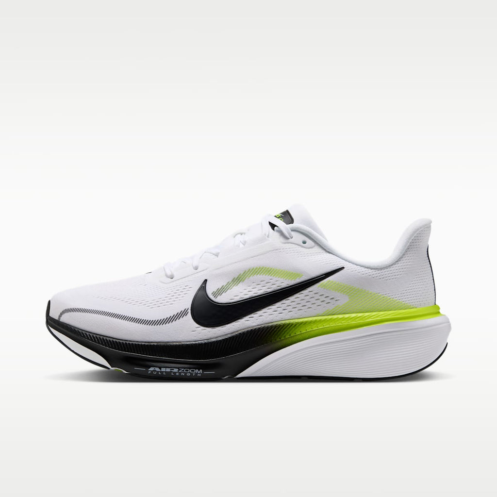 Nike Pegasus 42 Men's Road Running Shoes - White/Lemon Venom/White/Black - Image 1