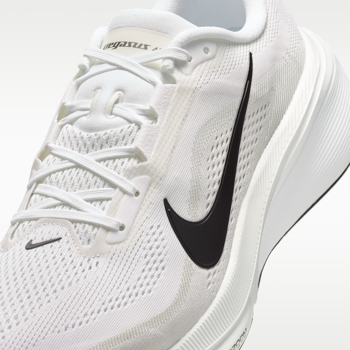 Nike Pegasus 42 Men's Road Running Shoes - White/Photon Dust/Black - Image 7