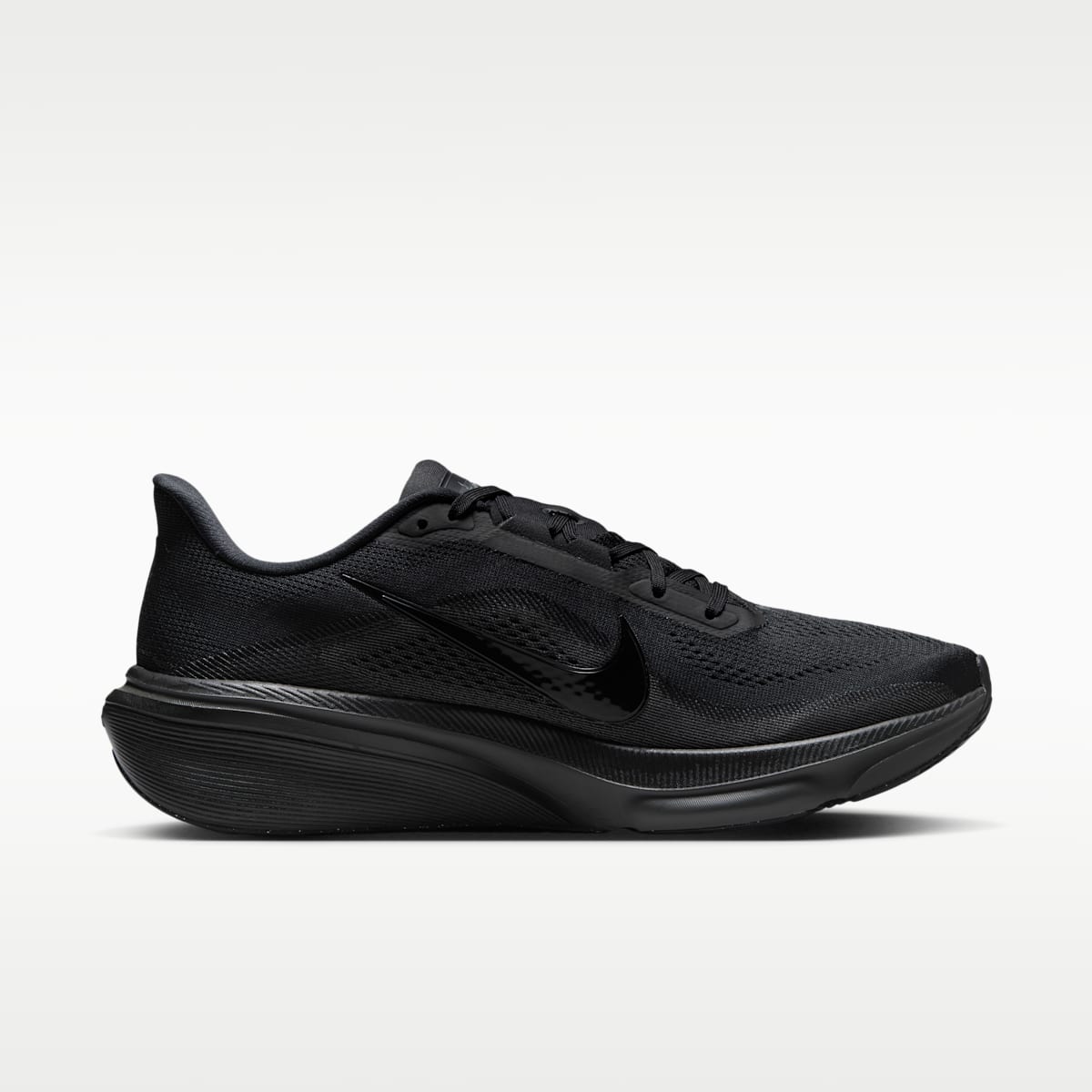 Nike Pegasus 42 Men's Road Running Shoes - Black/Anthracite/Black - Image 3