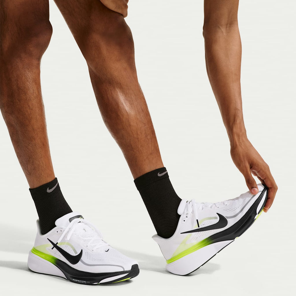 Nike Pegasus 42 Men's Road Running Shoes - White/Lemon Venom/White/Black - Image 9