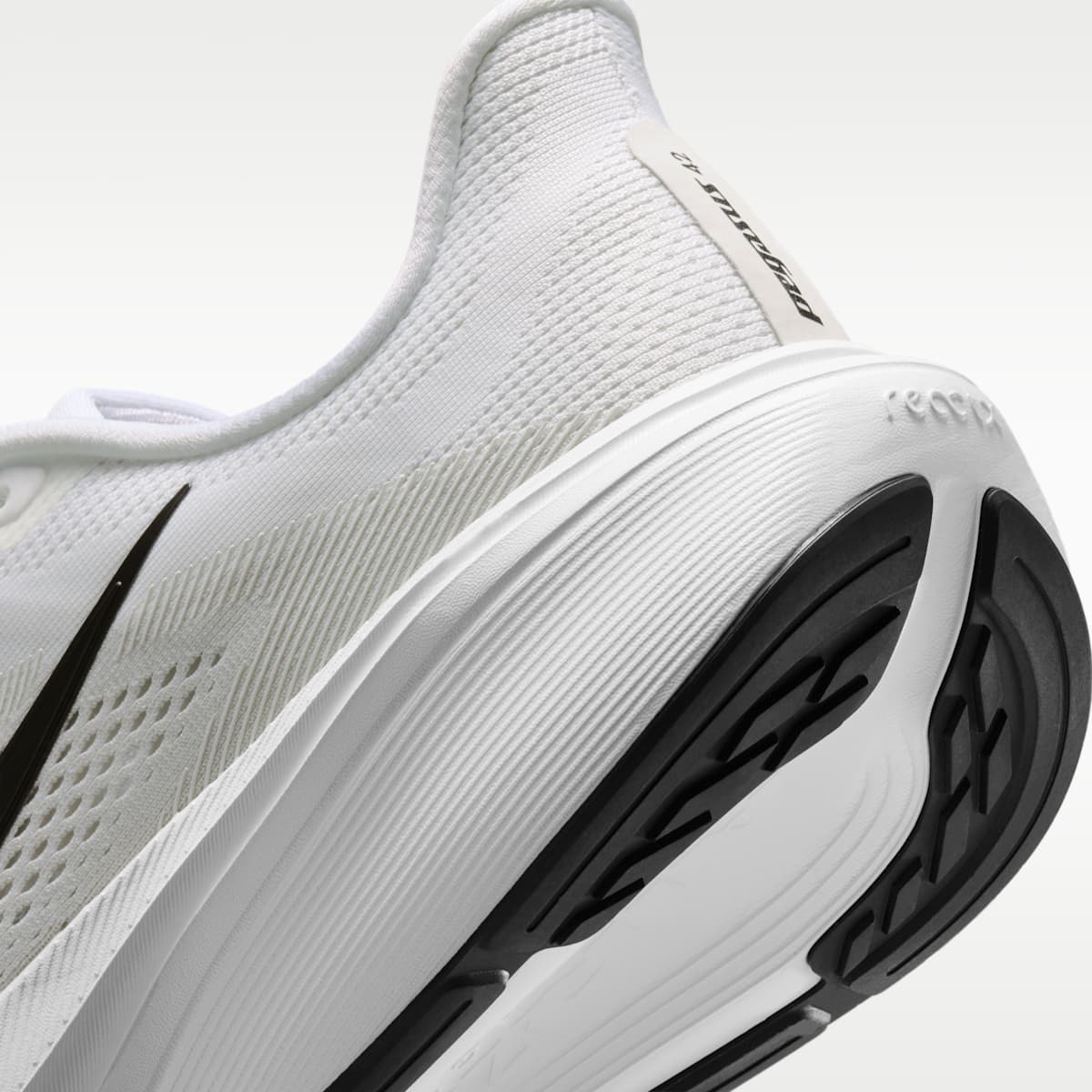 Nike Pegasus 42 Men's Road Running Shoes - White/Photon Dust/Black - Image 8