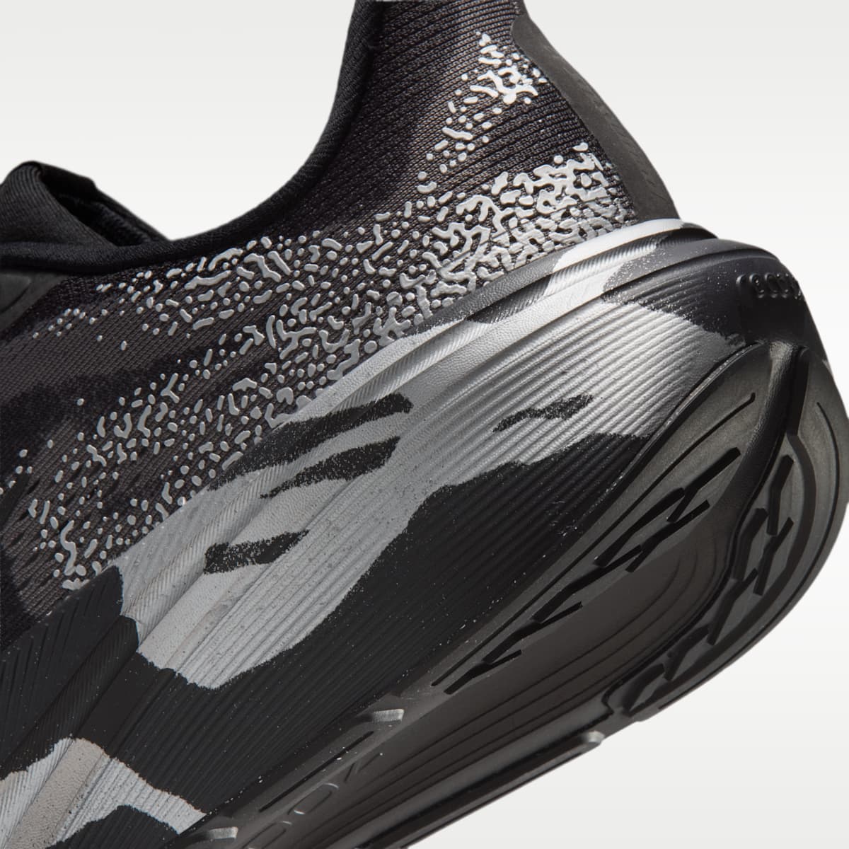Nike Pegasus 42 Men's Road Running Shoes - Black/Medium Ash/Metallic Silver/Black - Image 8