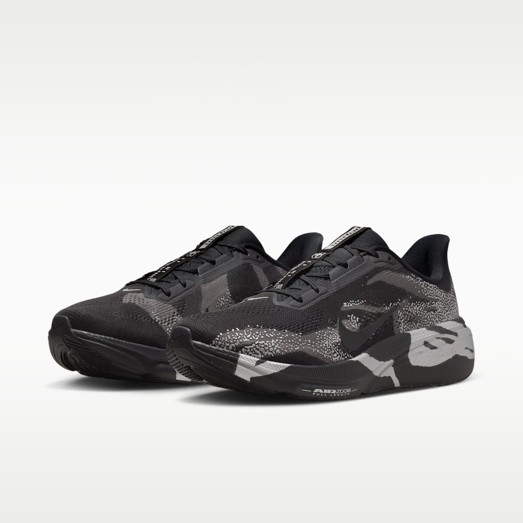 Nike Pegasus 42 Men's Road Running Shoes - Black/Medium Ash/Metallic Silver/Black - Image 5