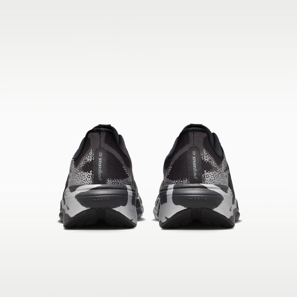 Nike Pegasus 42 Men's Road Running Shoes - Black/Medium Ash/Metallic Silver/Black - Image 6