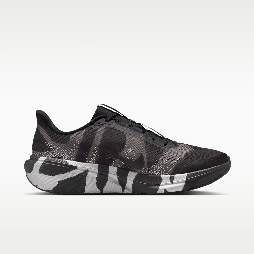 Nike Pegasus 42 Men's Road Running Shoes - Black/Medium Ash/Metallic Silver/Black - Image 3