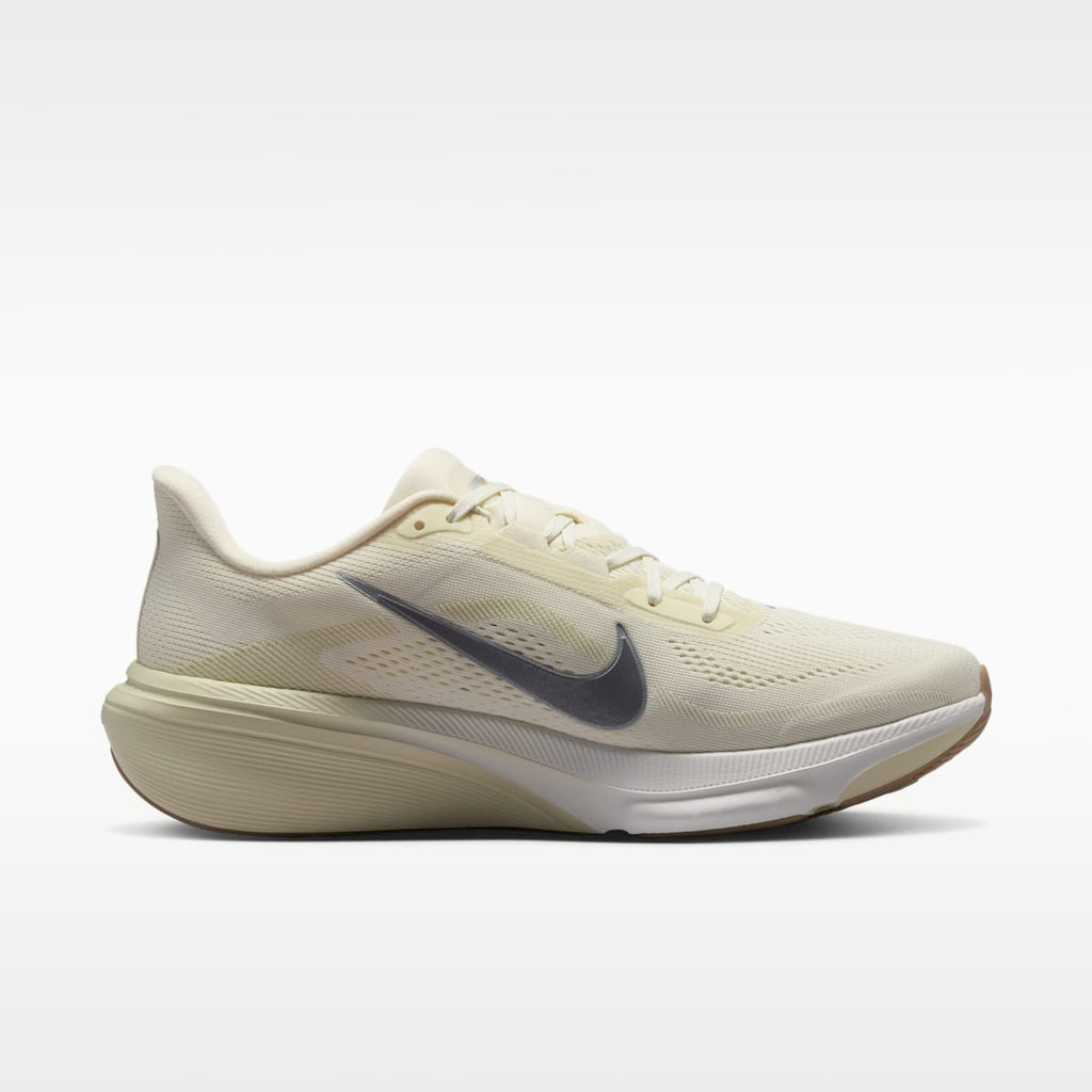 Nike Pegasus 42 Men's Road Running Shoes - Coconut Milk/Light Khaki/Gum Light Brown/Metallic Silver - Image 3