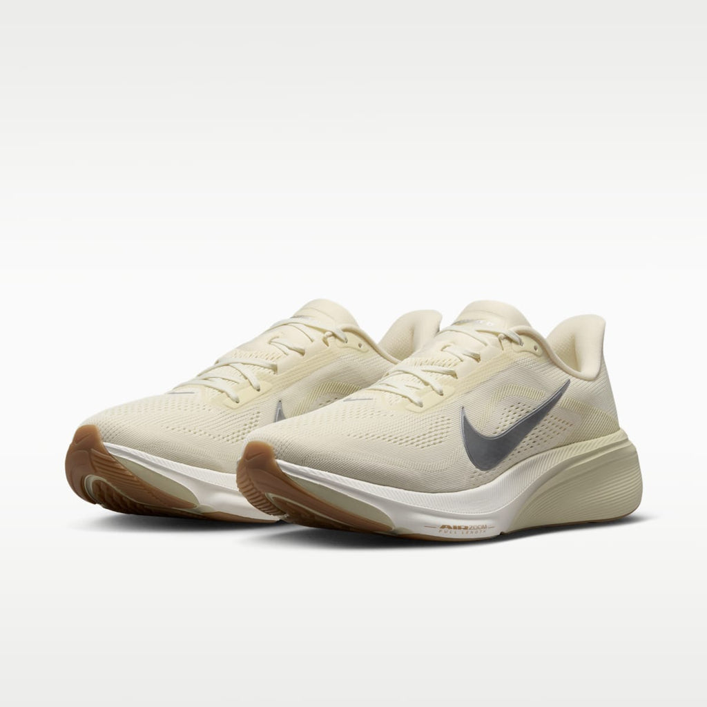 Nike Pegasus 42 Men's Road Running Shoes - Coconut Milk/Light Khaki/Gum Light Brown/Metallic Silver - Image 5