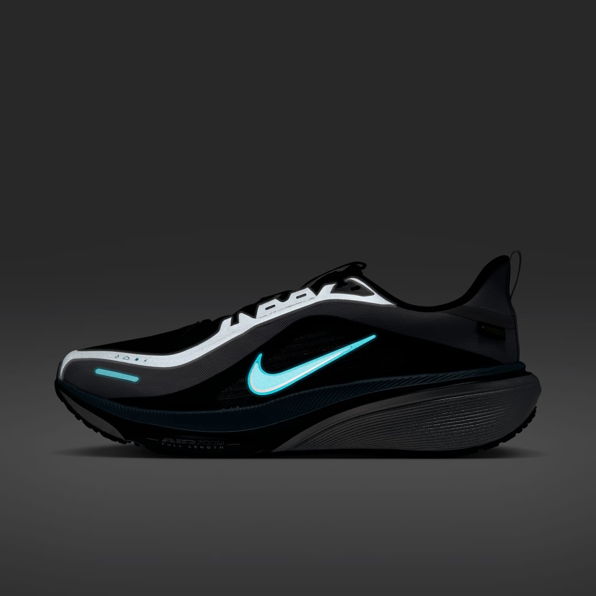 Nike Pegasus 42 GORE-TEX Men's Waterproof Road Running Shoes - Light Smoke Grey/Smokey Blue/Black/Bright Spruce - Image 9