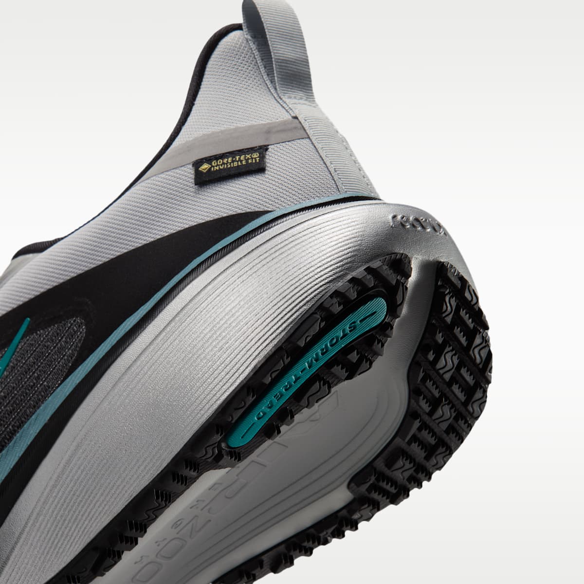 Nike Pegasus 42 GORE-TEX Men's Waterproof Road Running Shoes - Light Smoke Grey/Smokey Blue/Black/Bright Spruce - Image 8