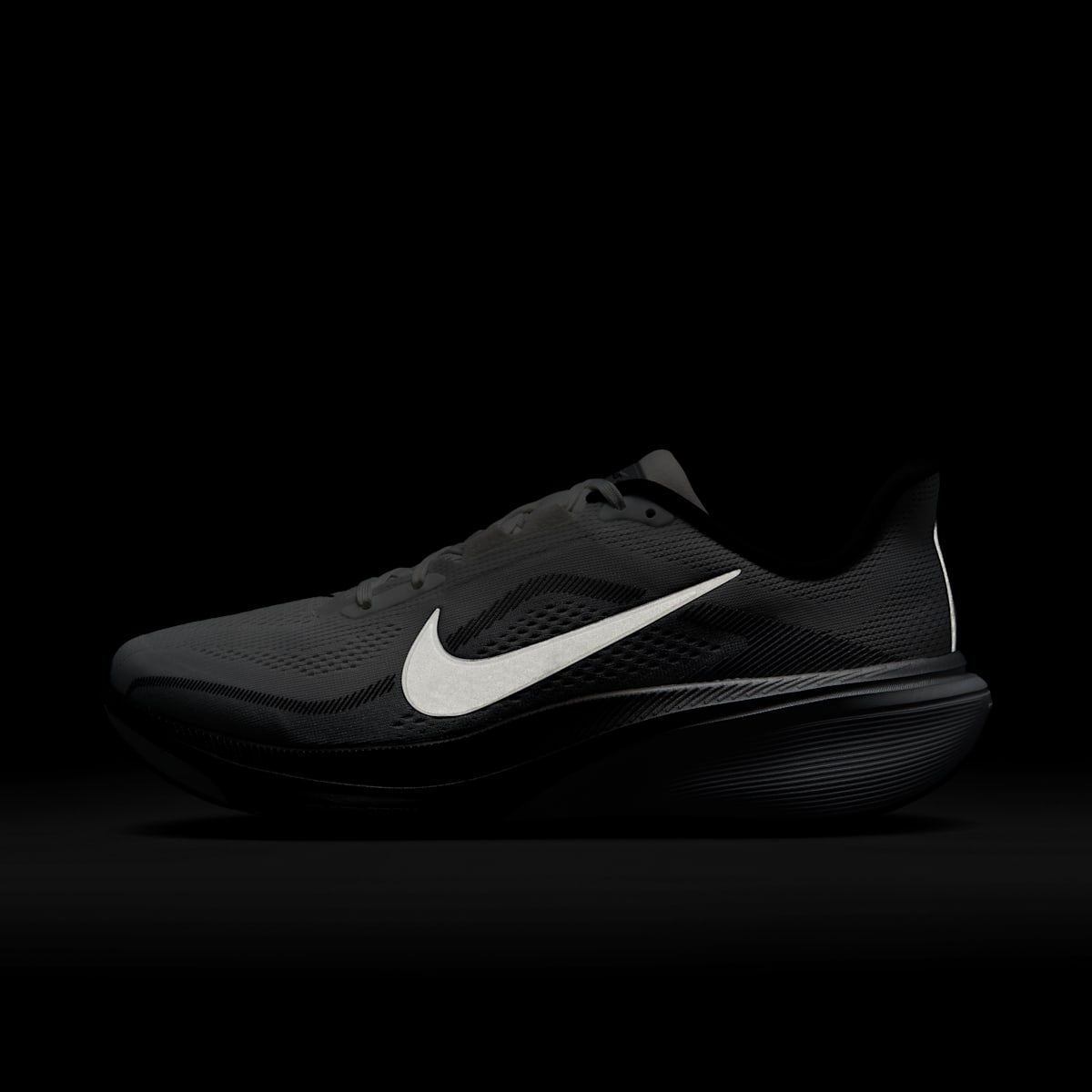 Nike Pegasus 42 Men's Road Running Shoes - Summit White/Photon Dust/Black/Metallic Silver - Image 9