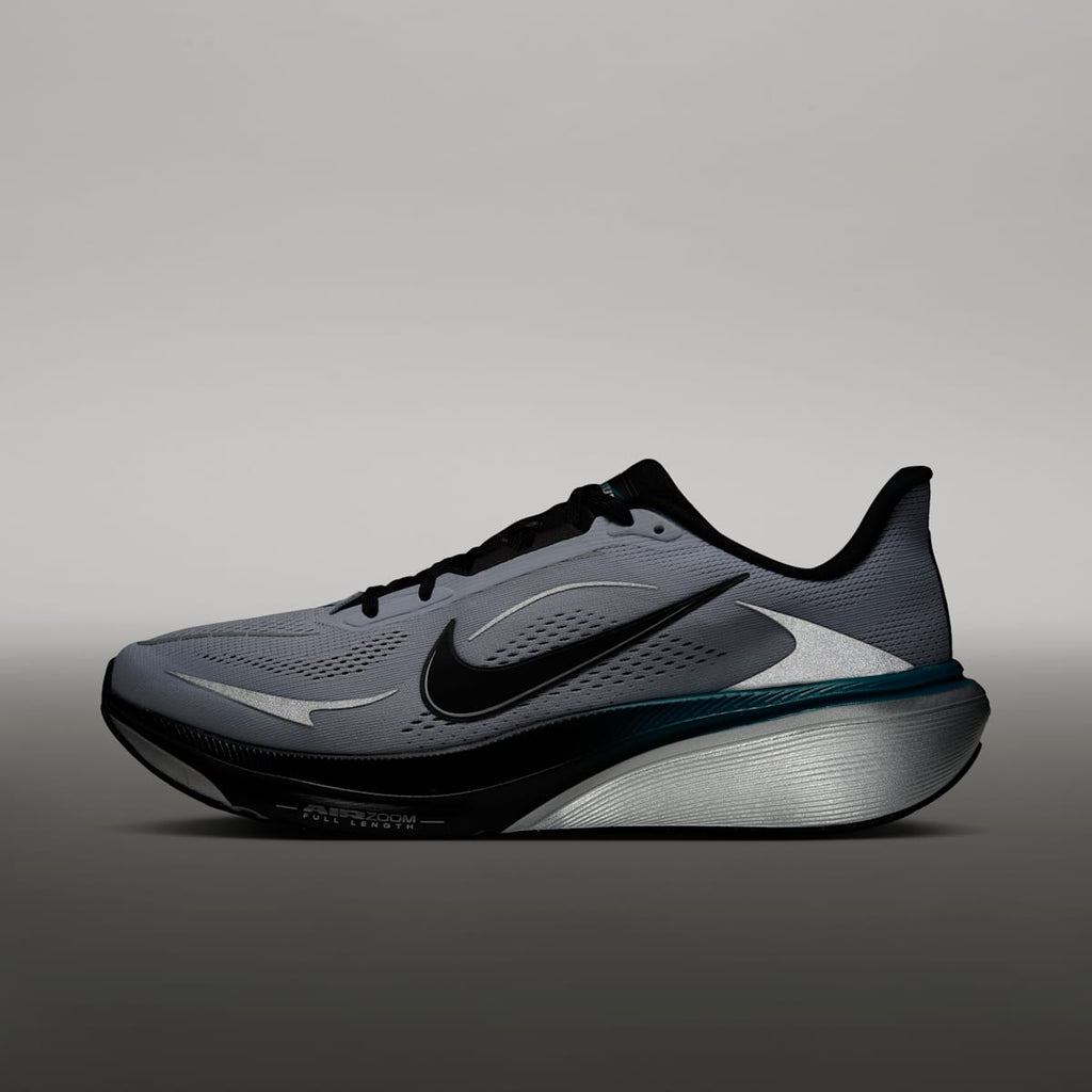Nike Pegasus 42  Men's Road Running Shoes - Football Grey/Bright Spruce/Metallic Silver/Black - Image 9