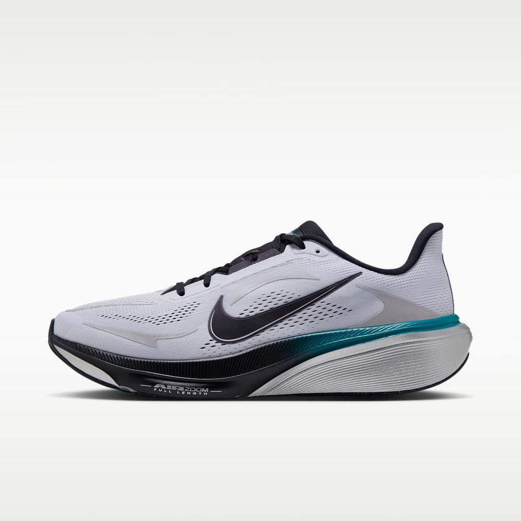 Nike Pegasus 42  Men's Road Running Shoes - Football Grey/Bright Spruce/Metallic Silver/Black - Image 1