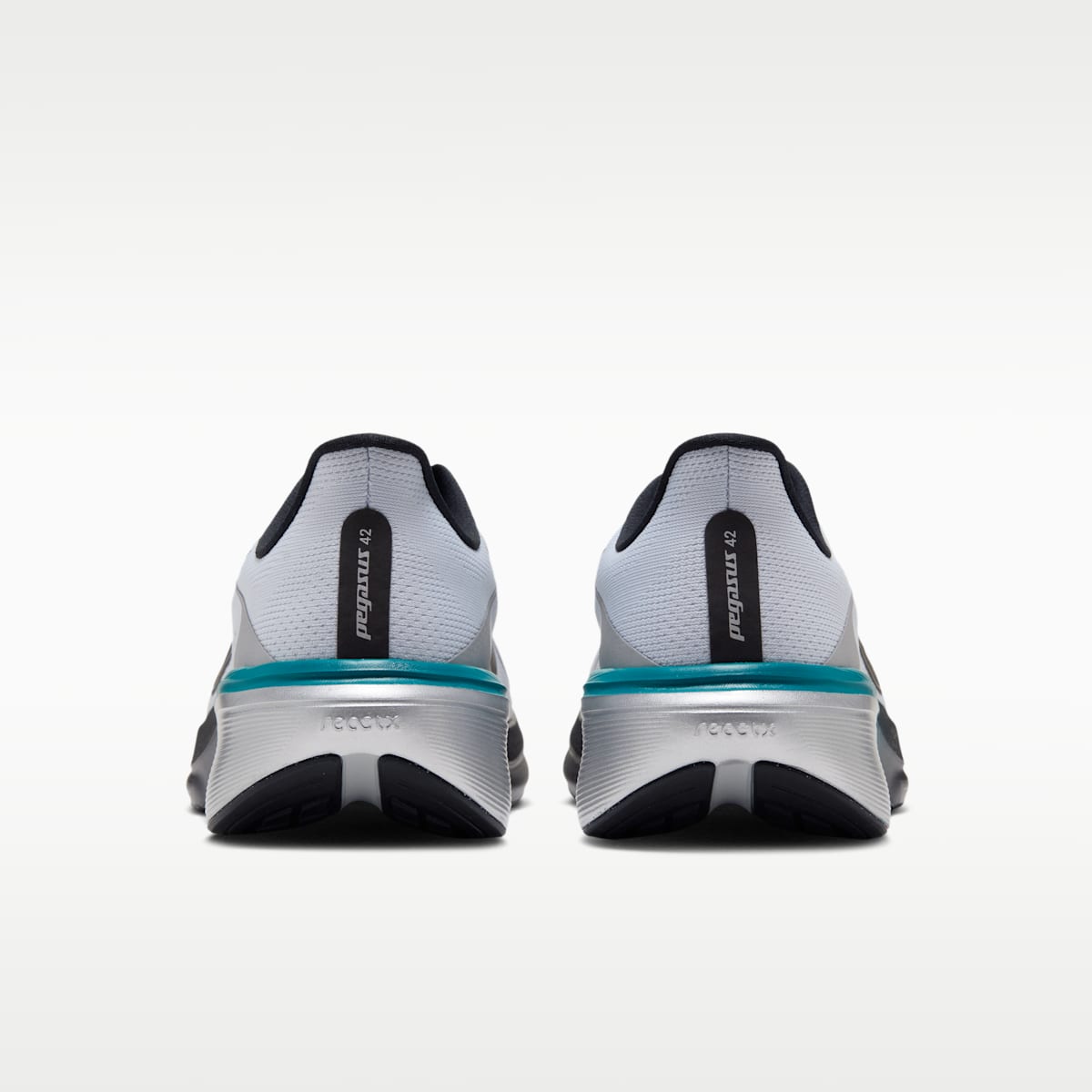 Nike Pegasus 42  Men's Road Running Shoes - Football Grey/Bright Spruce/Metallic Silver/Black - Image 6