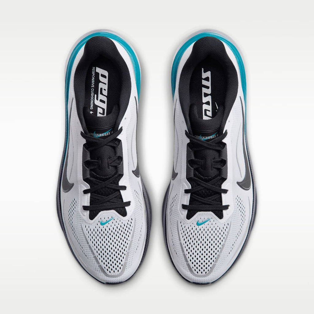 Nike Pegasus 42  Men's Road Running Shoes - Football Grey/Bright Spruce/Metallic Silver/Black - Image 4